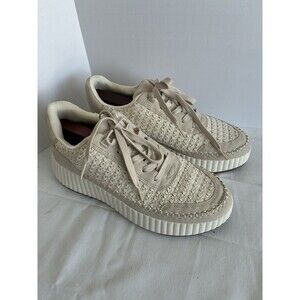 Dolce Vita Dolen Women's Platform Sneakers Size 10 Sandstone Knit